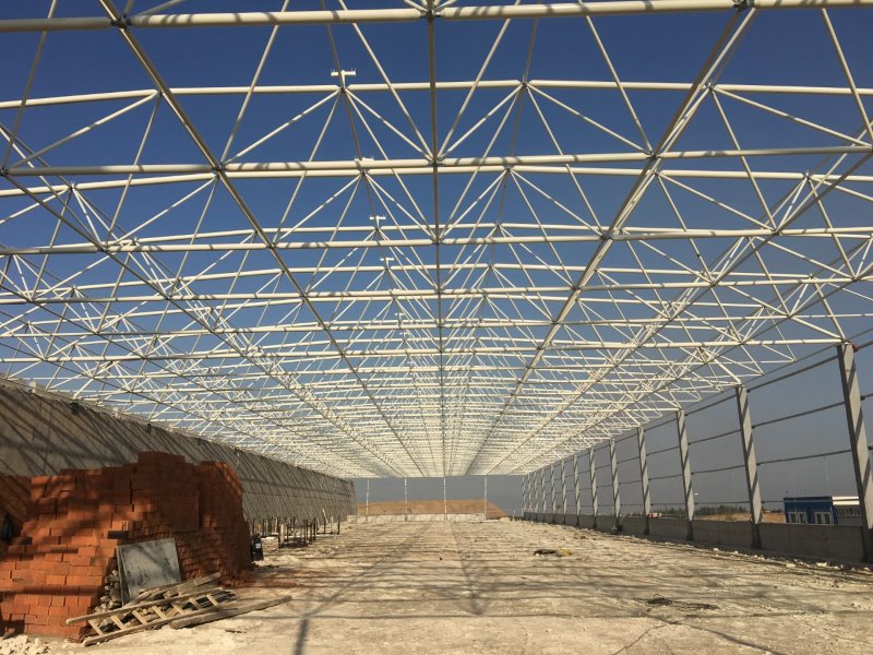 Balıkesir OSB Deposu Çelik ve Uzay çatı imalatı ve montajı yapılması