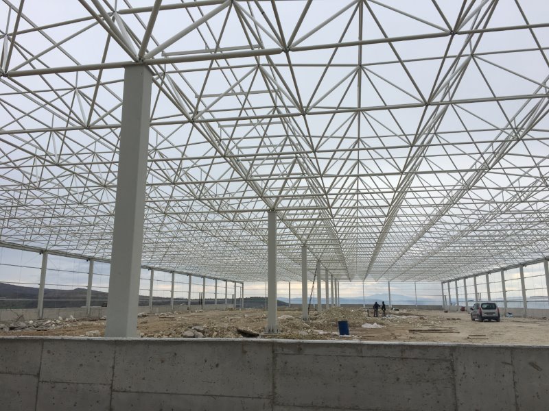 Balıkesir OSB Deposu Çelik ve Uzay çatı imalatı ve montajı yapılması