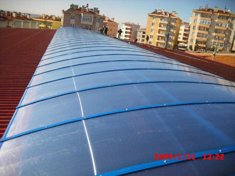 Sinop Belediyesi Aşiyan Pazar Yeri Uzay Sistem çatı ve kaplaması yapılması