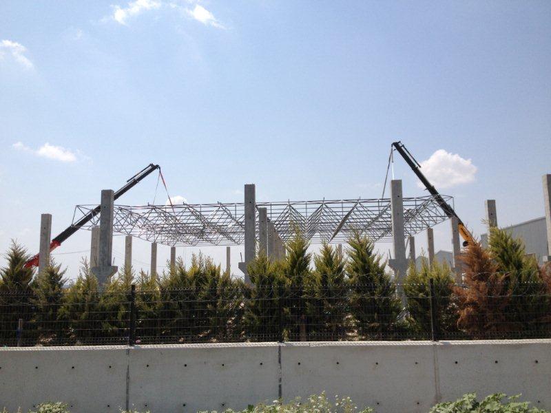 Selüz Kimya Uzay Çatı İmalatı ve Montajı Yapılması