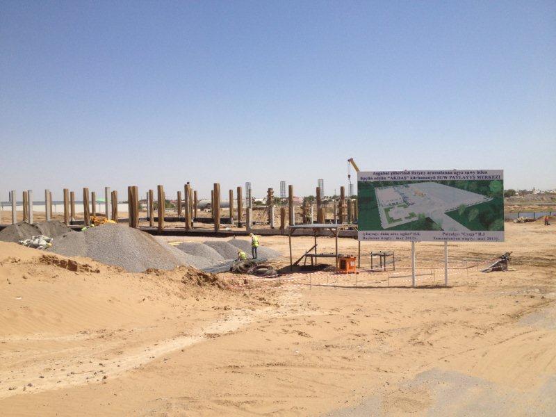 Aşgabat Deposu Uzay Çatı İmalatı ve Montajı Yapılması