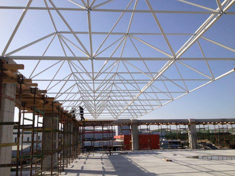 Malva Tekstil Plastikçiler OSB Fabrika Binası Uzay Çatı İmalatı ve Montajı Yapılması