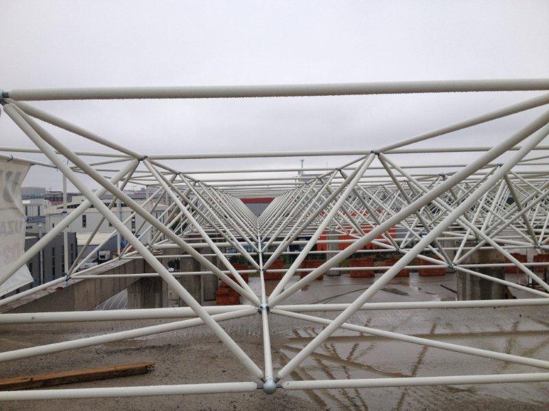 Malva Tekstil Plastikçiler OSB Fabrika Binası Uzay Çatı İmalatı ve Montajı Yapılması