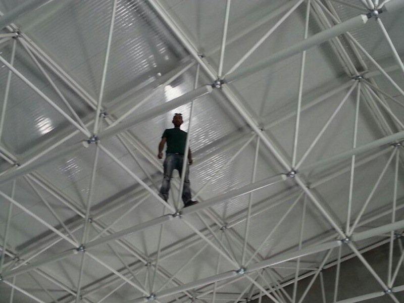 Küçük Tip Spor Salonu Uzay Çatı İmalatı ve Montajı Yapılması