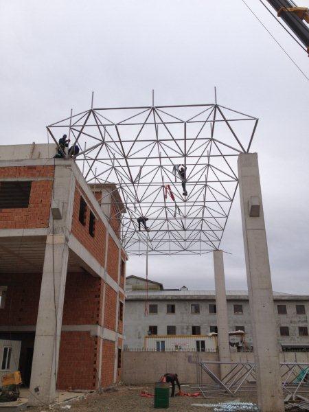 Hazerbaba 5-6 Parsel Plastikçiler OSB Uzay Çatı İmalatı ve Montajı Yapılması