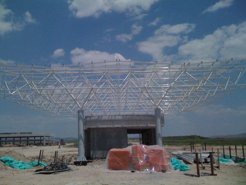 Zafer Havaalanı Giriş ve Apron Binası Uzay Çatı İmalatı ve Montajı Yapılması