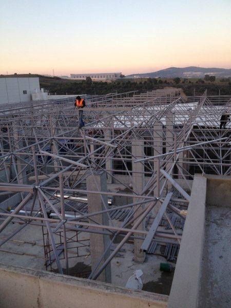 Hazerbaba 5-6 Parsel Plastikçiler OSB Uzay Çatı İmalatı ve Montajı Yapılması