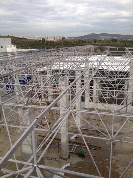 Hazerbaba 5-6 Parsel Plastikçiler OSB Uzay Çatı İmalatı ve Montajı Yapılması