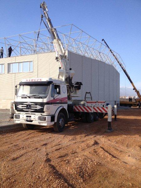 Sevim YILDIZ Eğitim Kampüsü Spor Salonu Uzay Çatı İmalatı ve Montajı