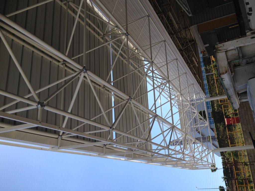 BASF Sevkiyat holu Sundurma Uzay çatı ve kaplama yapılması