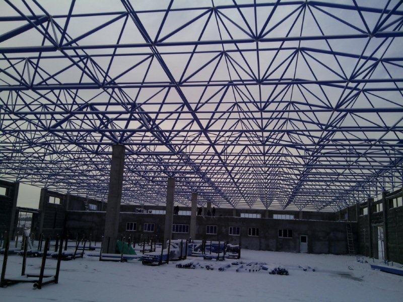 Aşgabat Deposu Uzay Çatı İmalatı ve Montajı Yapılması