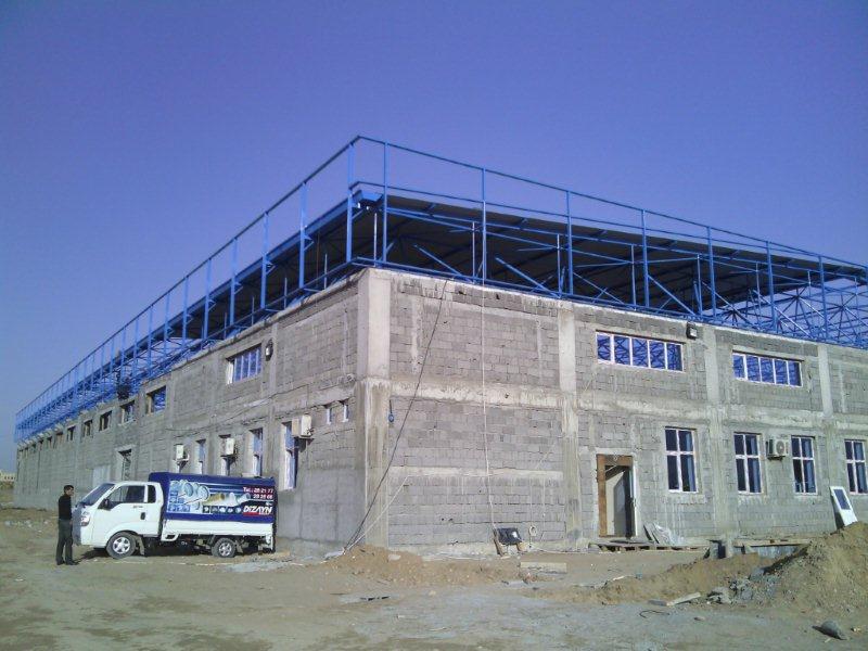 Aşgabat Deposu Uzay Çatı İmalatı ve Montajı Yapılması