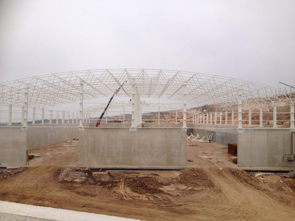 Hamzabey OSB Gübre ve Fiktif Depo  Çelik ve Uzay Çatı İmalatı ve Montajı Yapılması