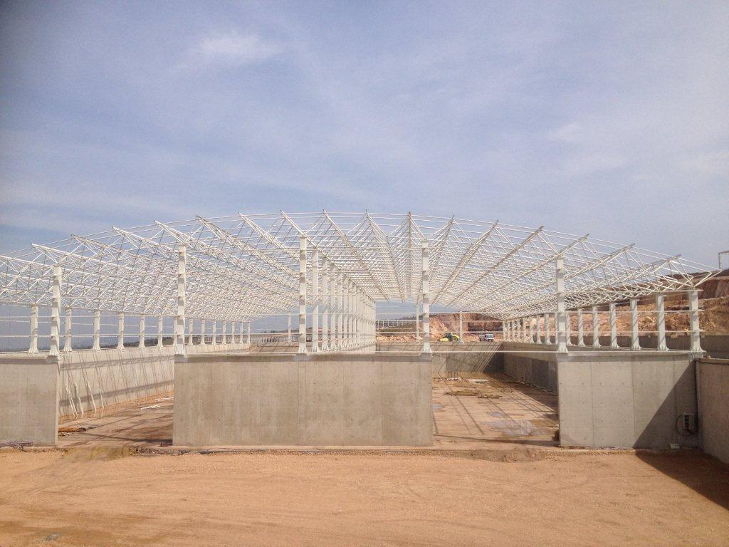 Hamzabey OSB Gübre ve Fiktif Depo  Çelik ve Uzay Çatı İmalatı ve Montajı Yapılması