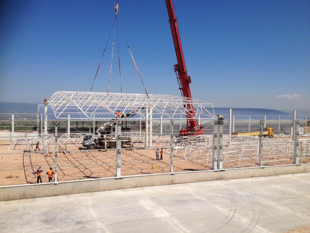 Hamzabey OSB Gübre ve Fiktif Depo  Çelik ve Uzay Çatı İmalatı ve Montajı Yapılması