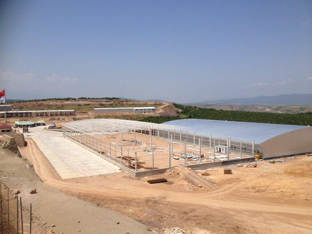 Hamzabey OSB Gübre ve Fiktif Depo  Çelik ve Uzay Çatı İmalatı ve Montajı Yapılması