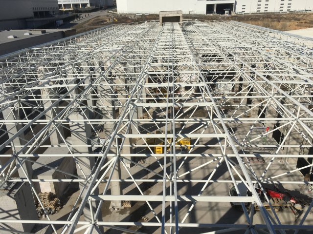 Güzeller OSB Fabrika Binası Uzay Çatı İmalatı ve Montajı Yapılması